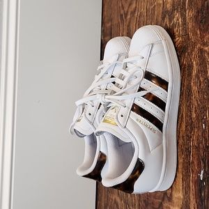 Women's Originals Superstar Tortoise Print Casual Sneakers Sz 8.5